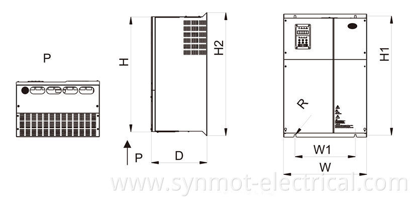 Synmot single phase three phase 380/480V 110kW AC Servo Drive